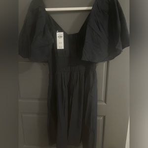 Abercrombie and fitch women’s angel sleeve smocked waist mini dress